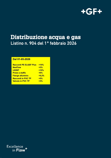 Georg Fischer - Listino prezzi N. 904 Distribuzione acqua e gas
