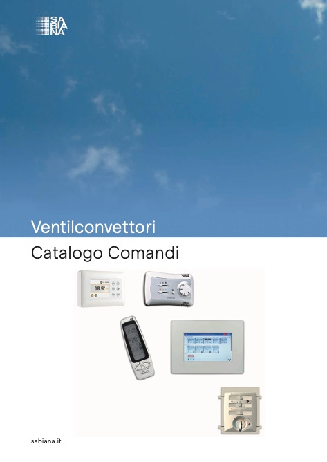 Sabiana - Catalogo Comandi