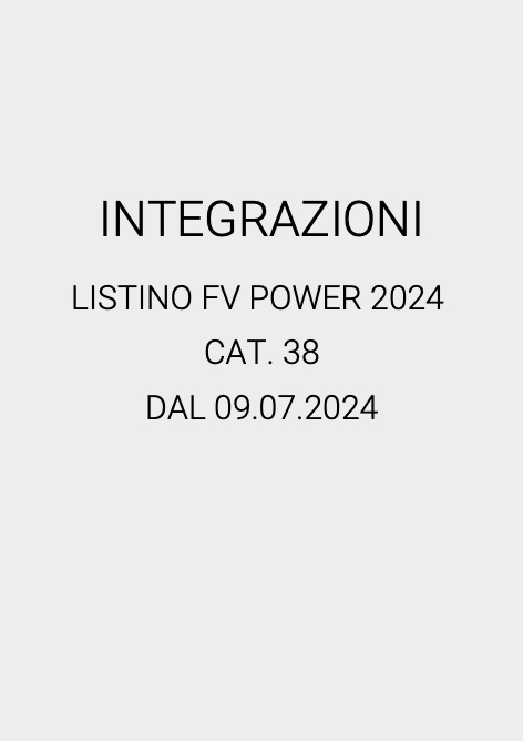 Tecnosystemi - 价目表 INTEGRAZIONI