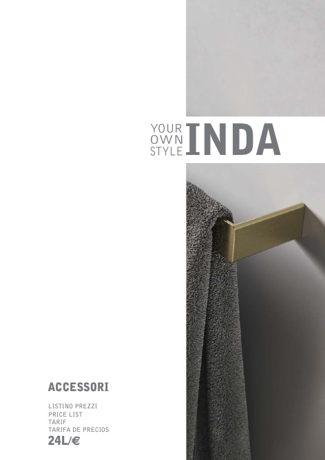 Inda - 价目表 Accessori