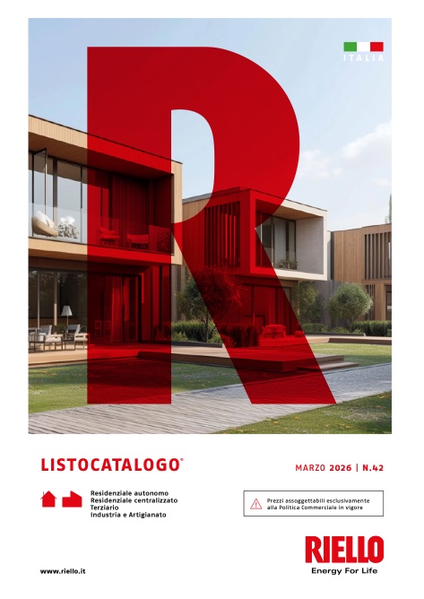 Riello - Listino prezzi N° 42 | Marzo 2026