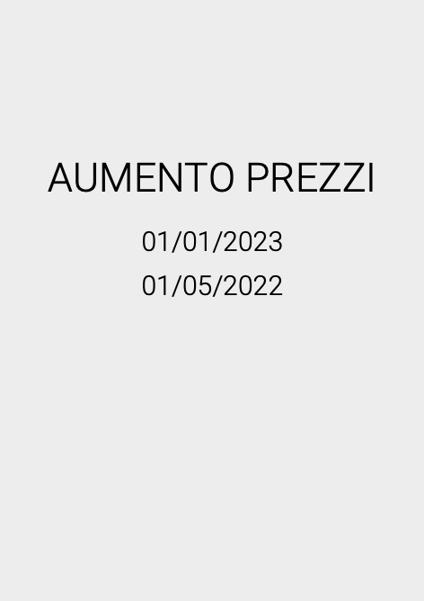 Dornbracht - Price list Aumento Prezzi