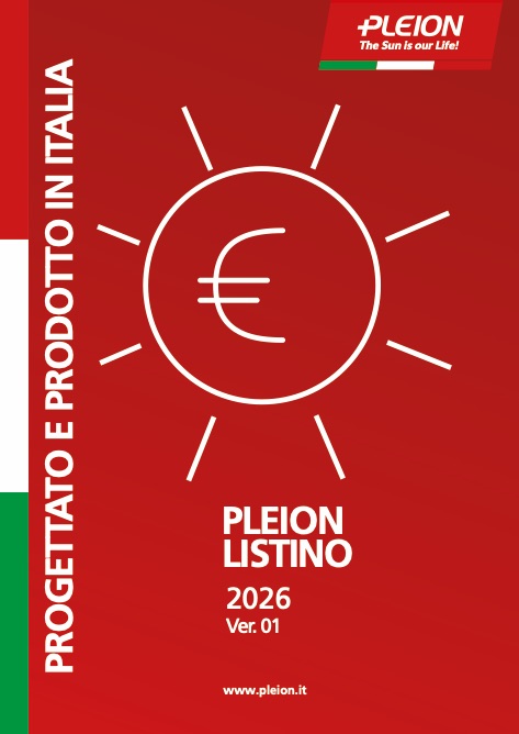 Pleion - Listino prezzi 2026 (Ver. 01)