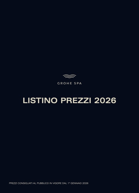 Grohe - Liste de prix SPA Settembre 2026