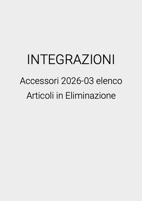 Inda - Liste de prix INTEGRAZIONI