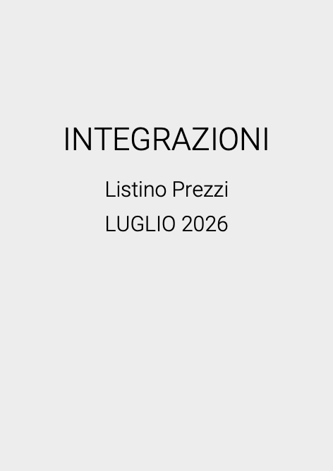 Immergas - Lista de precios INTEGRAZIONI