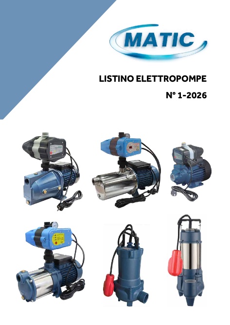 Matic - Listino prezzi Elettropompe