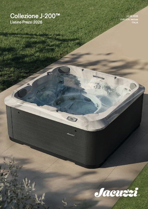 Jacuzzi - Liste de prix Collezione J-200