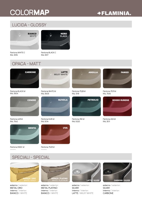 Flaminia - Katalog Color Map 2023