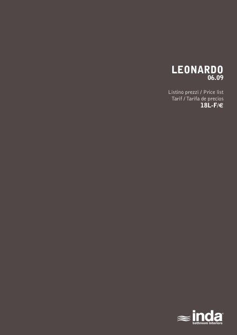 Inda - 价目表 Leonardo