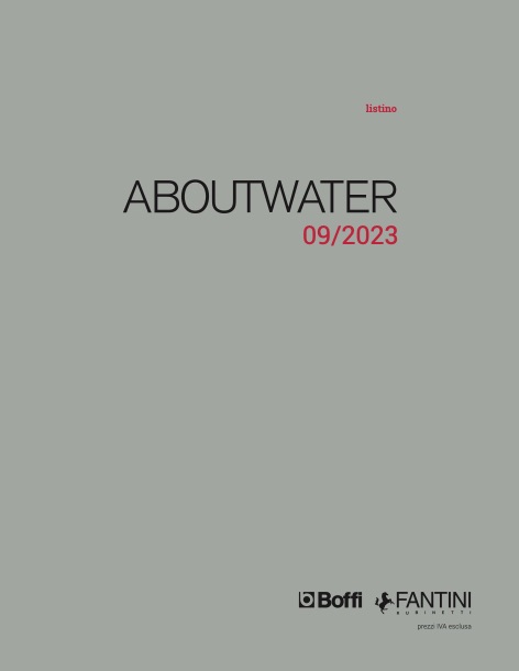 Fantini - Liste de prix ABOUTWATER