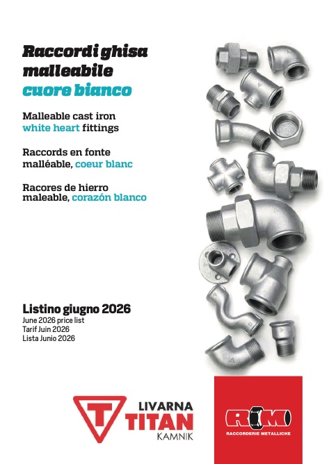 Raccorderie Metalliche - Liste de prix Ghisa | Giugno 2026