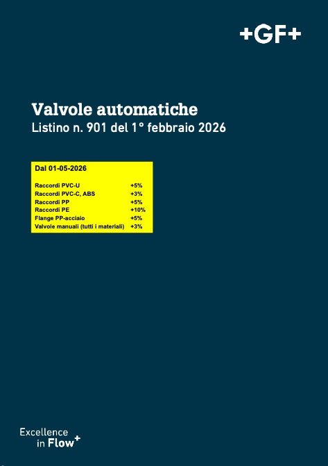 Georg Fischer - Listino prezzi Nr. 901 | Valvole automatiche