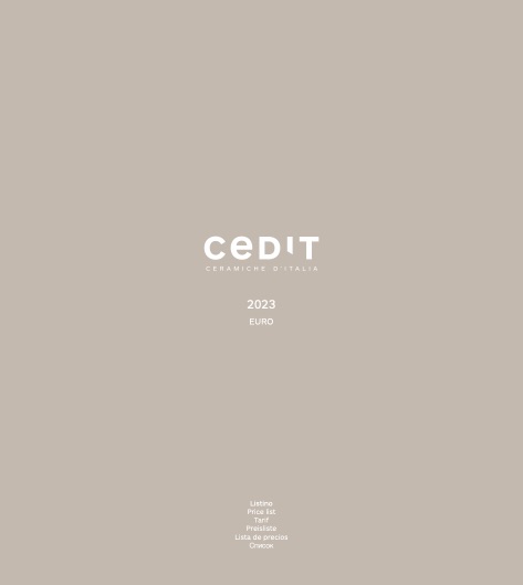 Cedit - Liste de prix 2023