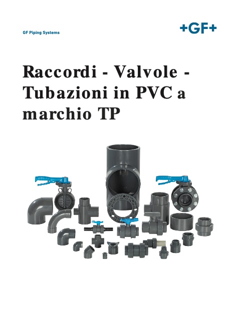 Georg Fischer - Preisliste Raccordi - Valvole - Tubazioni in PVC a marchio TP