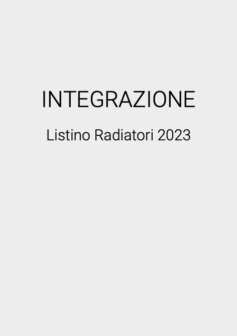 Irsap - 价目表 INTEGRAZIONI