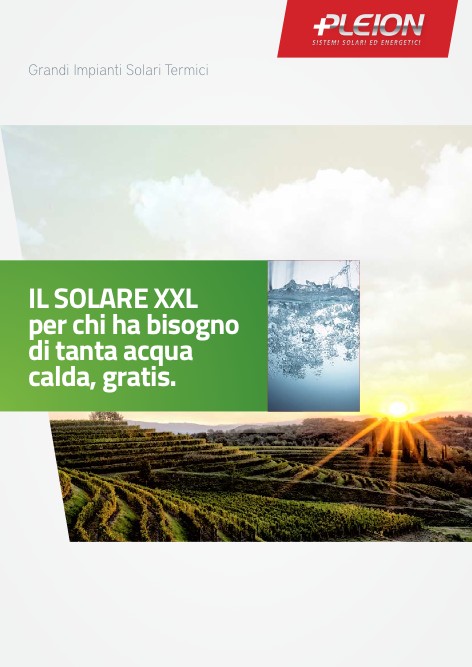 Pleion - Katalog Grandi impianti solari termici - Agricoltura