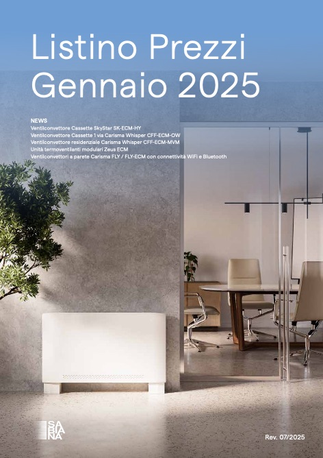 Sabiana - Listino prezzi 2025 (rev.07)