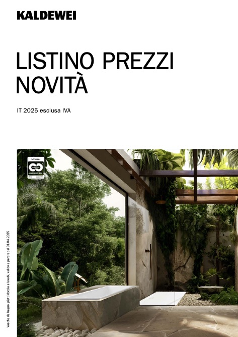 Kaldewei - Lista de precios Novità 2025