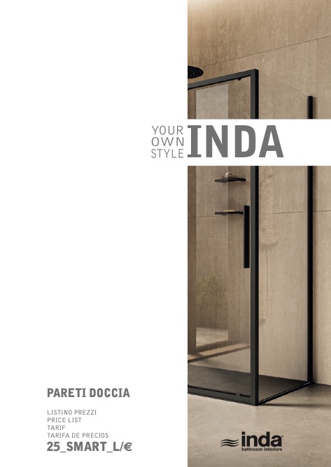 Inda - 价目表 Pareti doccia 25 Smart L