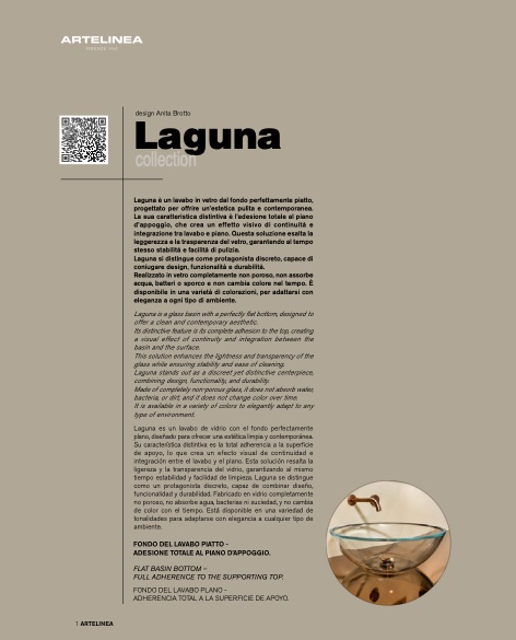 Artelinea - Listino prezzi Laguna collection