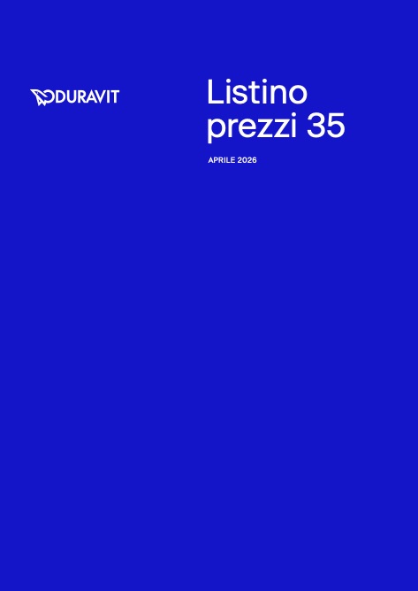 Duravit - Listino prezzi 35 | Aprile 2026
