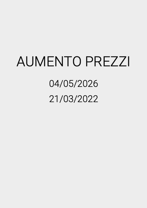 Riccini - Listino prezzi Aumento Prezzi