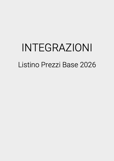 Fantini Cosmi - Listino prezzi INTEGRAZIONI