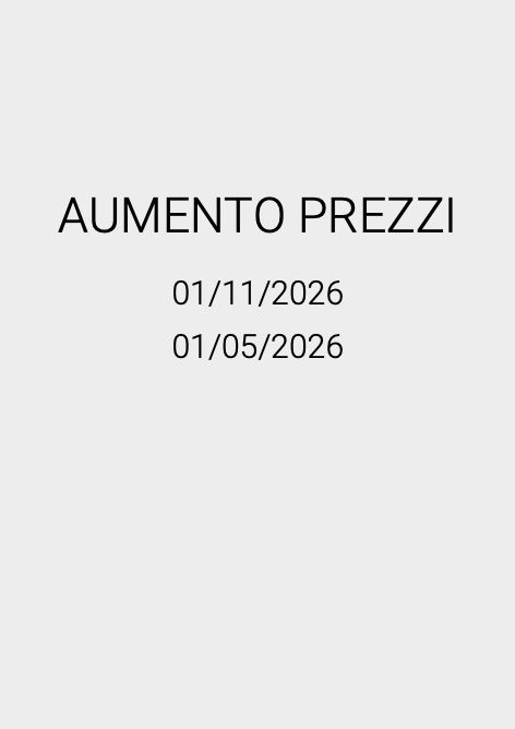 Giacomini - Listino prezzi AUMENTO PREZZI