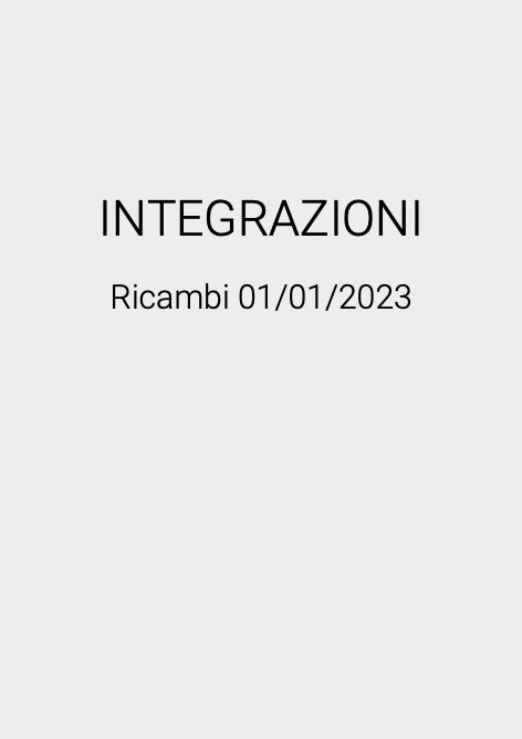 Ariston - Lista de precios INTEGRAZIONI - Ricambi