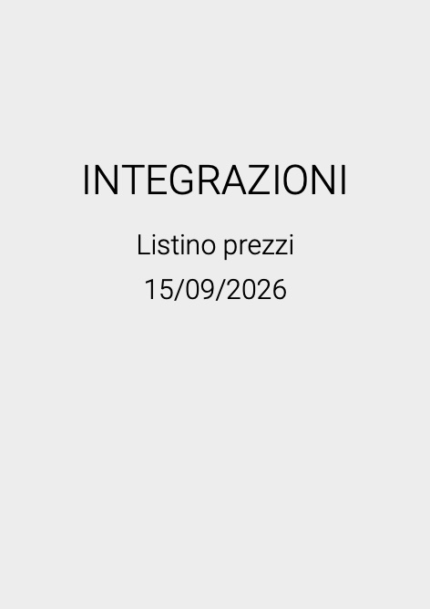 Stones - Liste de prix Settembre 2026
