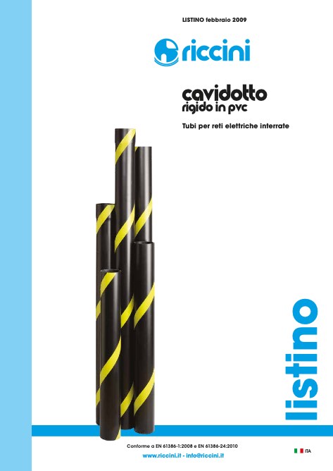 Riccini - Liste de prix Cavidotto rigido in pvc (rev.02 2019)