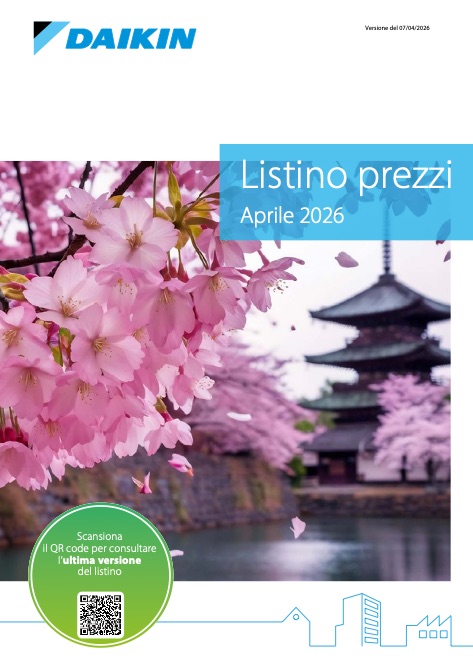 Daikin Riscaldamento - Listino prezzi Aprile 2026