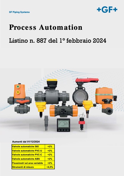 Georg Fischer - Preisliste LP 887 Process Automation