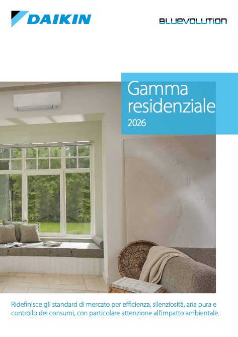 Daikin - Catalogue Bluevolution Gamma Residenziale