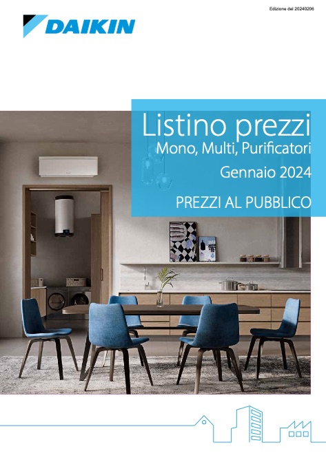 Daikin - Preisliste Mono, Multi, Purificatori (Rev. 02/2024)