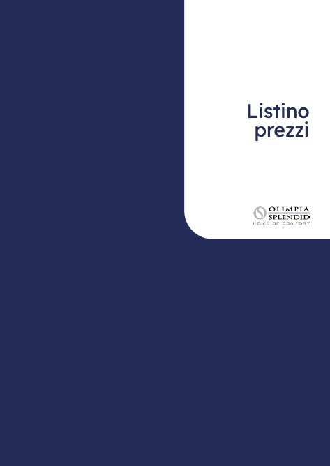 Olimpia Splendid - Listino prezzi 01/2026