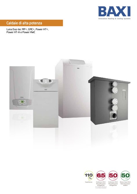 Baxi - Catalogo Alta Potenza