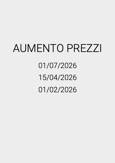 Rbm - Listino prezzi AUMENTO PREZZI