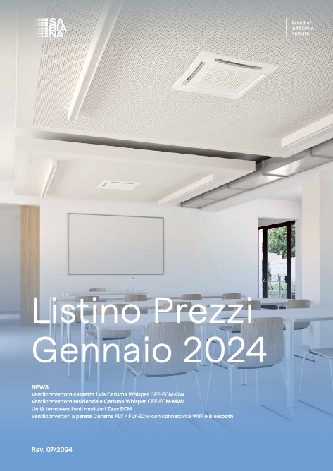 Sabiana - Preisliste Gennaio 2024 (Rev.07 - 2024)