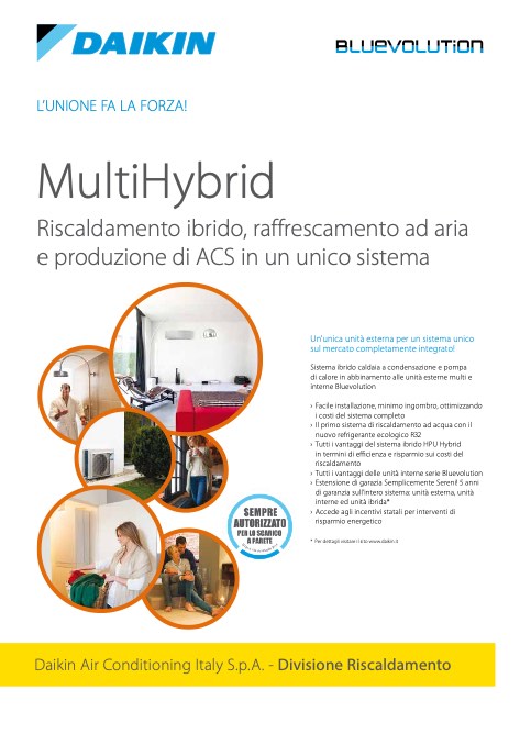 Daikin Riscaldamento - Каталог MultiHybrid