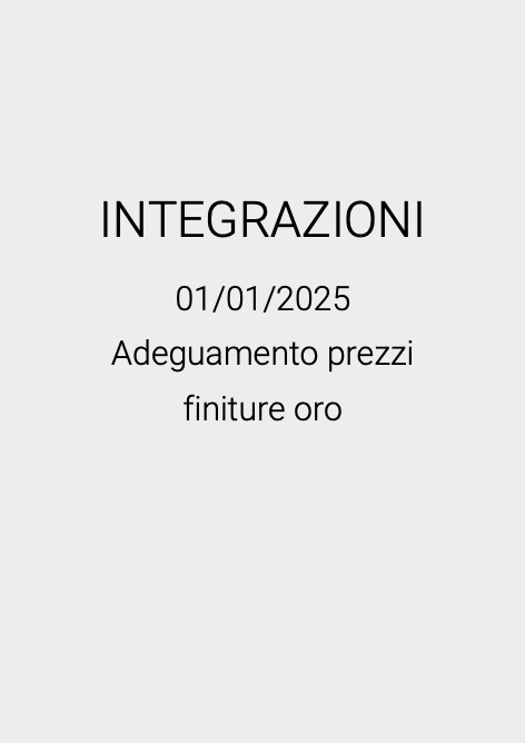 Dornbracht - Listino prezzi INTEGRAZIONI