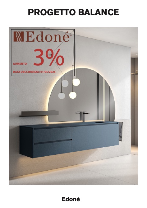 Edonè - Listino prezzi Progetto Balance