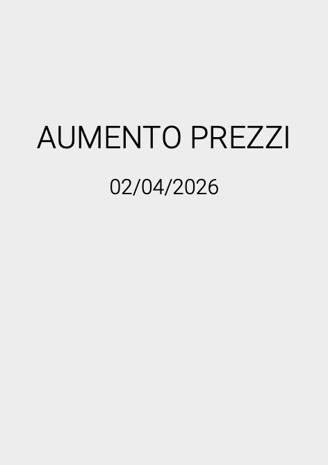 Gia - Listino prezzi AUMENTO PREZZI