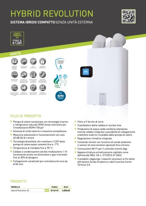 Sime - Listino prezzi Hybrid Revolution