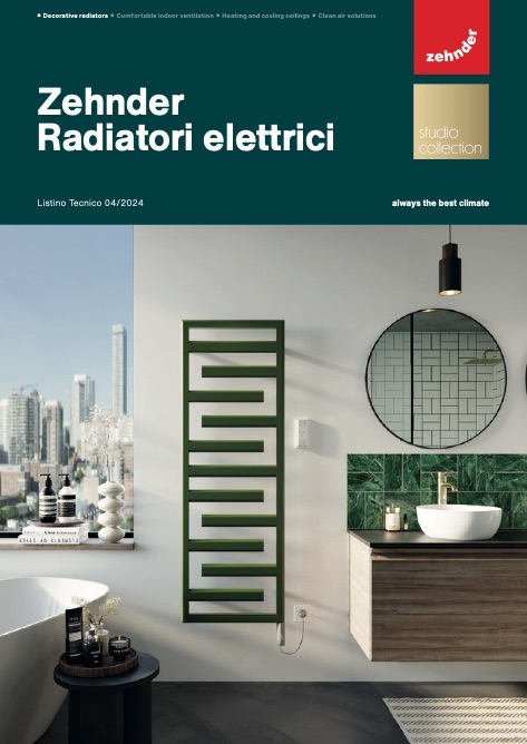 Zehnder - Liste de prix Radiatori Elettrici